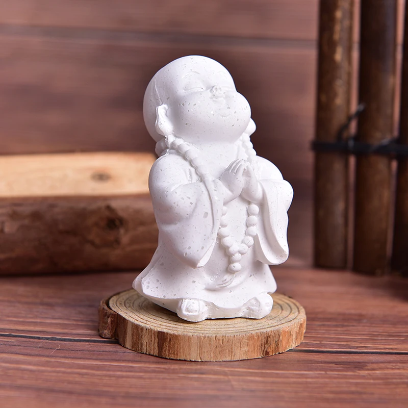 Creative Strongwell Cute Little Monk Statue Sandstone Adorable Chinese Buddha Statuettes Lovely Figurine for Home Decor Gift Creative Strongwell Cute Little Monk Statue Sandstone Adorable Chinese Buddha Statuettes Lovely Figurine for Home Decor Gift