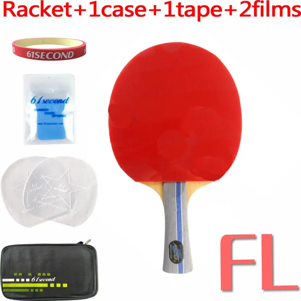 Профессиональная ракетка Galaxy YINHE 896 с 2 шт Galaxy YINHE Mars II с длинной ручкой - Цвет: FL with F 1 case