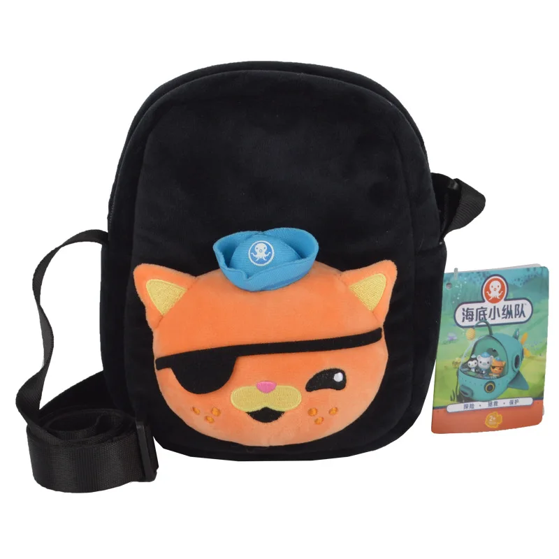 Original Octonauts Cartoon Bag Plush Toys Tweak Kwazii Dashi Animal Stuffed Schoolbag Backpack Christmas Gift Girl Toy