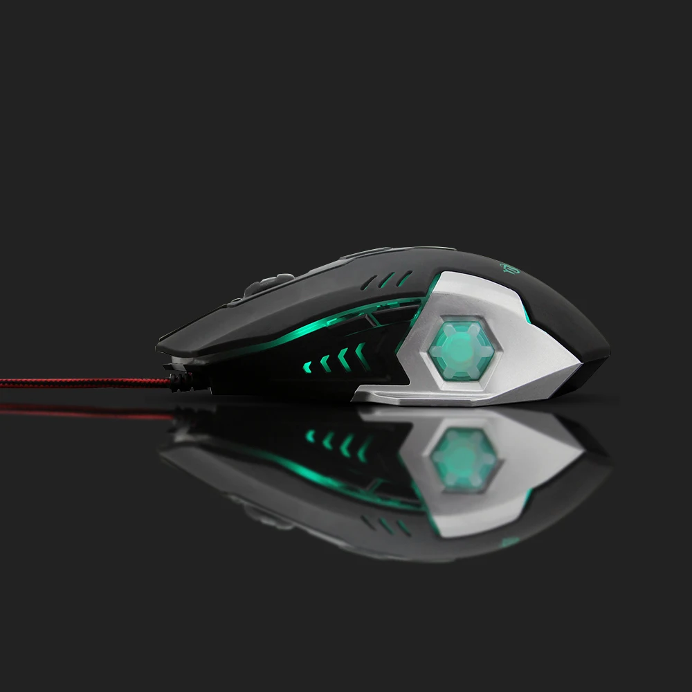 Геймер игровой компьютер Мышь 6D эргономичная оптическая Usb кабель RGB мышь 1600 точек/дюйм, проводная PC светодиодный игры Мышь для Macbook ноутбука, настольного компьютера