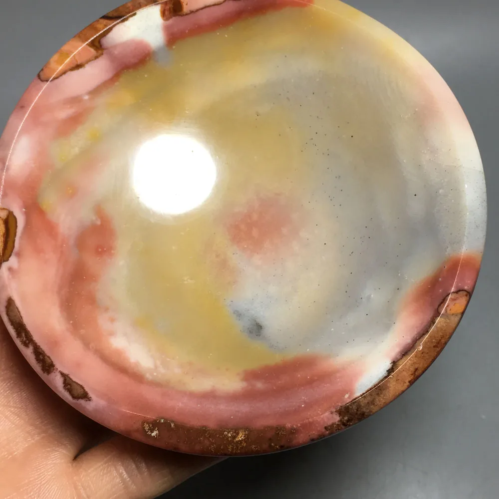 235g Hot sale Natural ocean quartz bowls healing ashtray crystals