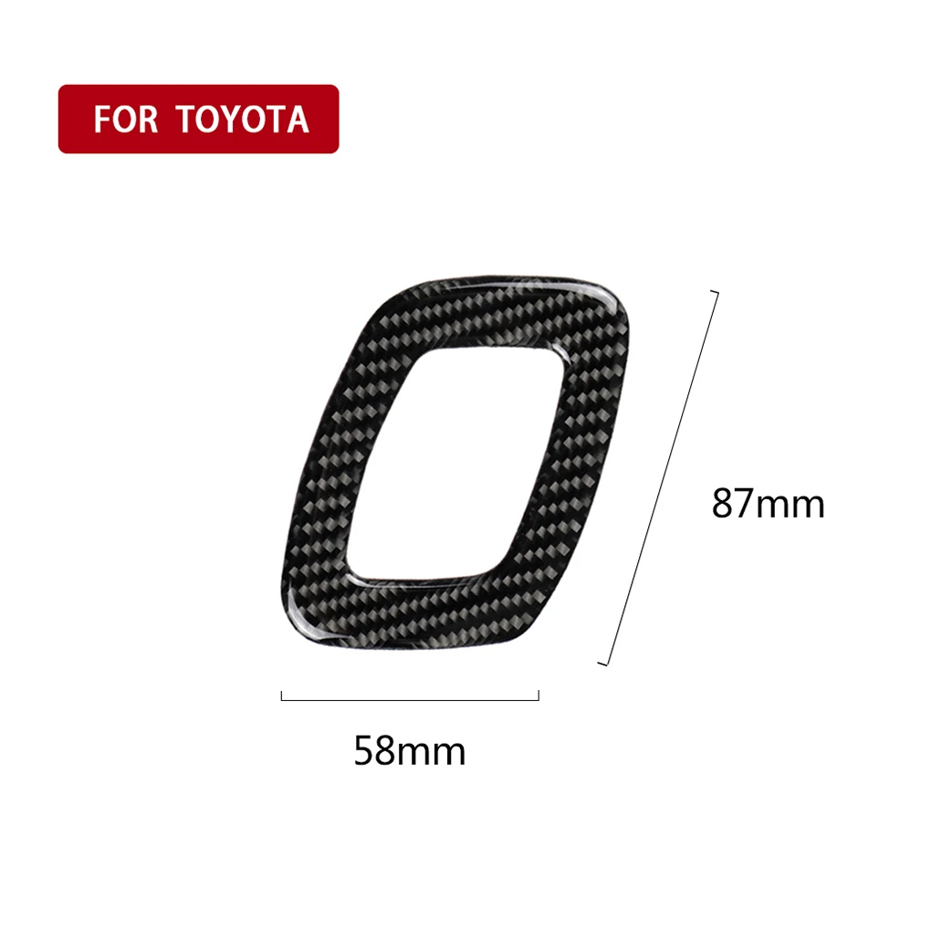 Замена для Toyota Camry- сиденье из углеродного волокна Панель управления стулом накладка