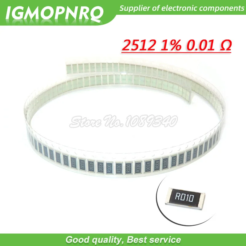 50 шт. 2512 SMD резистор 1% 1 Вт 0.01R 0 01 Ом 10mR R010 IGMOPNRQ|Резисторы| |