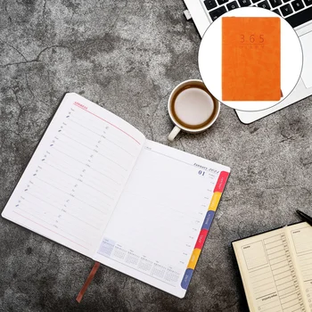 

1pc Fashionable Beautiful Portable Planning Notebook To-do List Schedule Book Daily Note Book Calendar Notebook for School Home