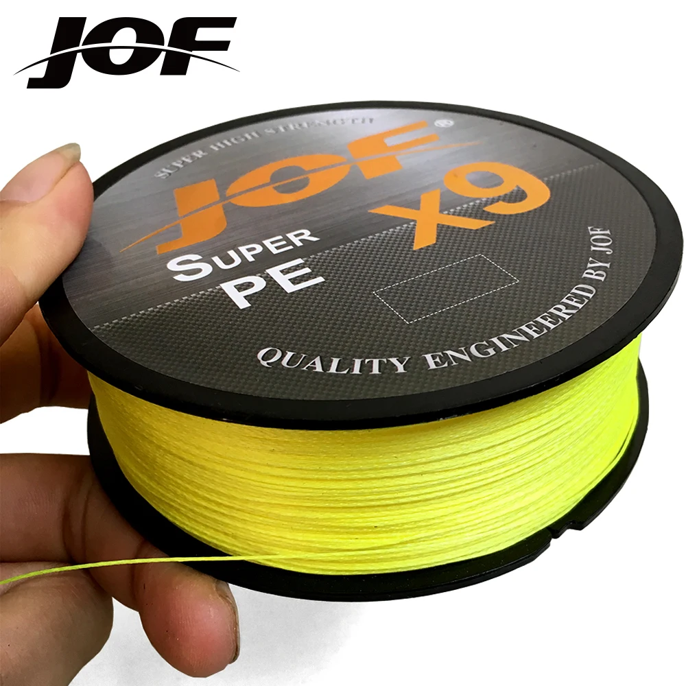 JOF PE плетеная леска 9 нитей 300 м 20-80LB многофиламентная леска для ловли карпа