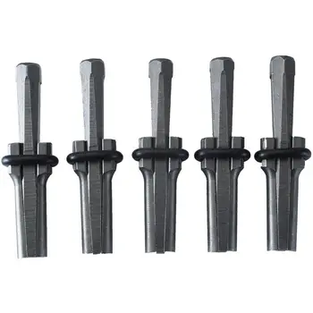 

5 Set 9/16 inch Plug Wedges Feather Shims Concrete Rock Stone Splitter Hand Tools 14Mm
