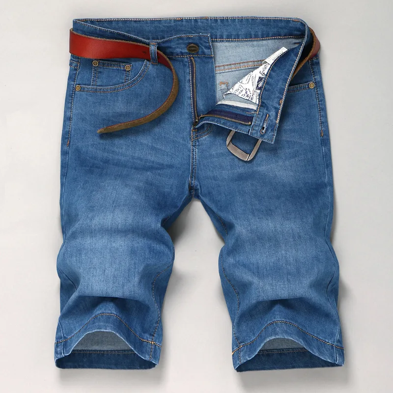 

48 размера плюс, свободные джинсы с дырками на коленях джинсы мужские шорты для занятия спортом, бега, джинсы, высокое качество, на каждый день, штаны из джинсовой ткани и штаны комплект летней одежды модные мужские часы Новые 2021