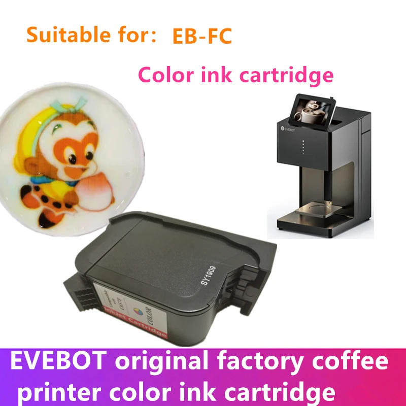 EVEBOT завод кофе принтер цветной чернильный картридж для eb-fc