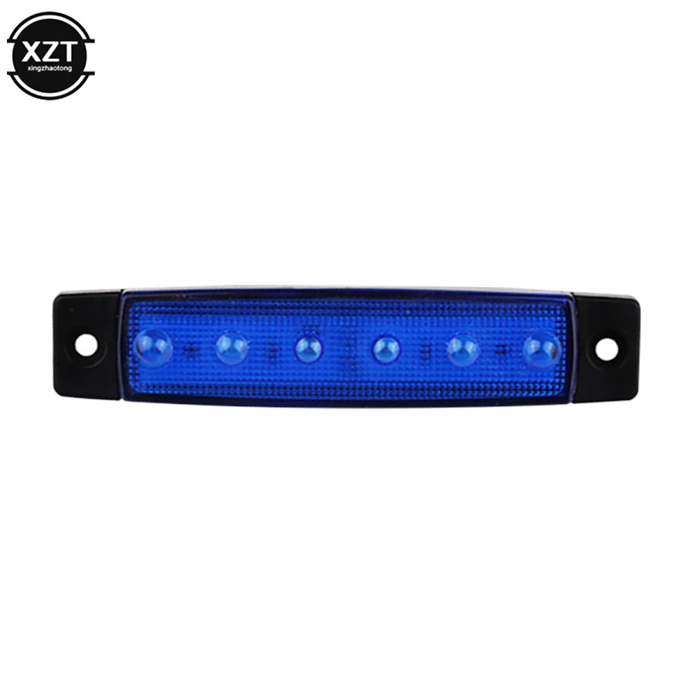 Auto Externe Led Verlichting 24V 12V 6LED Auto Bus Truck Trailer Side Marker Indicatoren Light Car Signal Brake achter Waarschuwing Tail