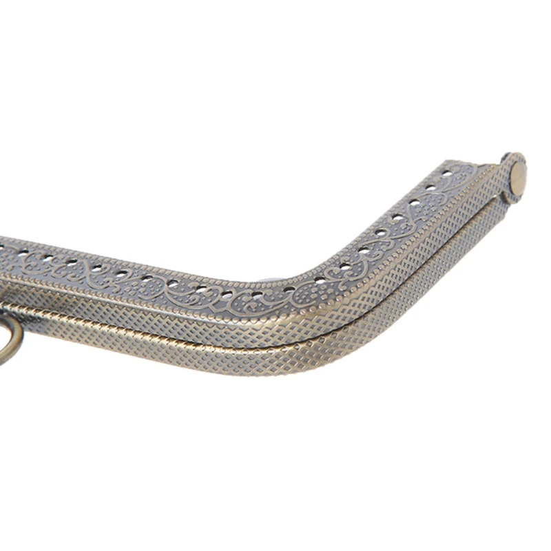 Metal Frame Kiss Clasp Lock For Sewing Handbag Purse Coin Bag DIY Tool 20x12cm A69C