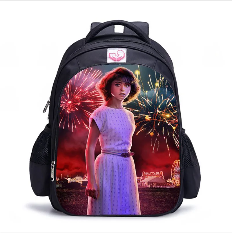 Backpack 12 Странные вещи 3 сумки Mochila Hombre 3D принт 16 дюймов рюкзаки для подростков школьные сумки для девочек подростков школьные сумки Bookbag - Цвет: Backpack 12
