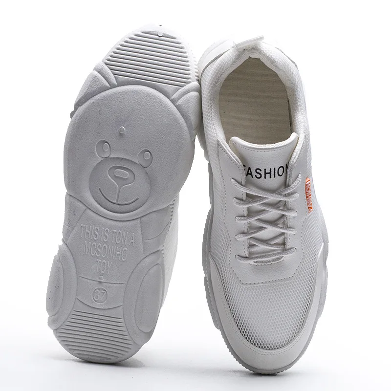 

WeChat Ring Net Red bear xie Sports Casual WOMEN'S Shoes Spring Versatile Mesh xiong xie
