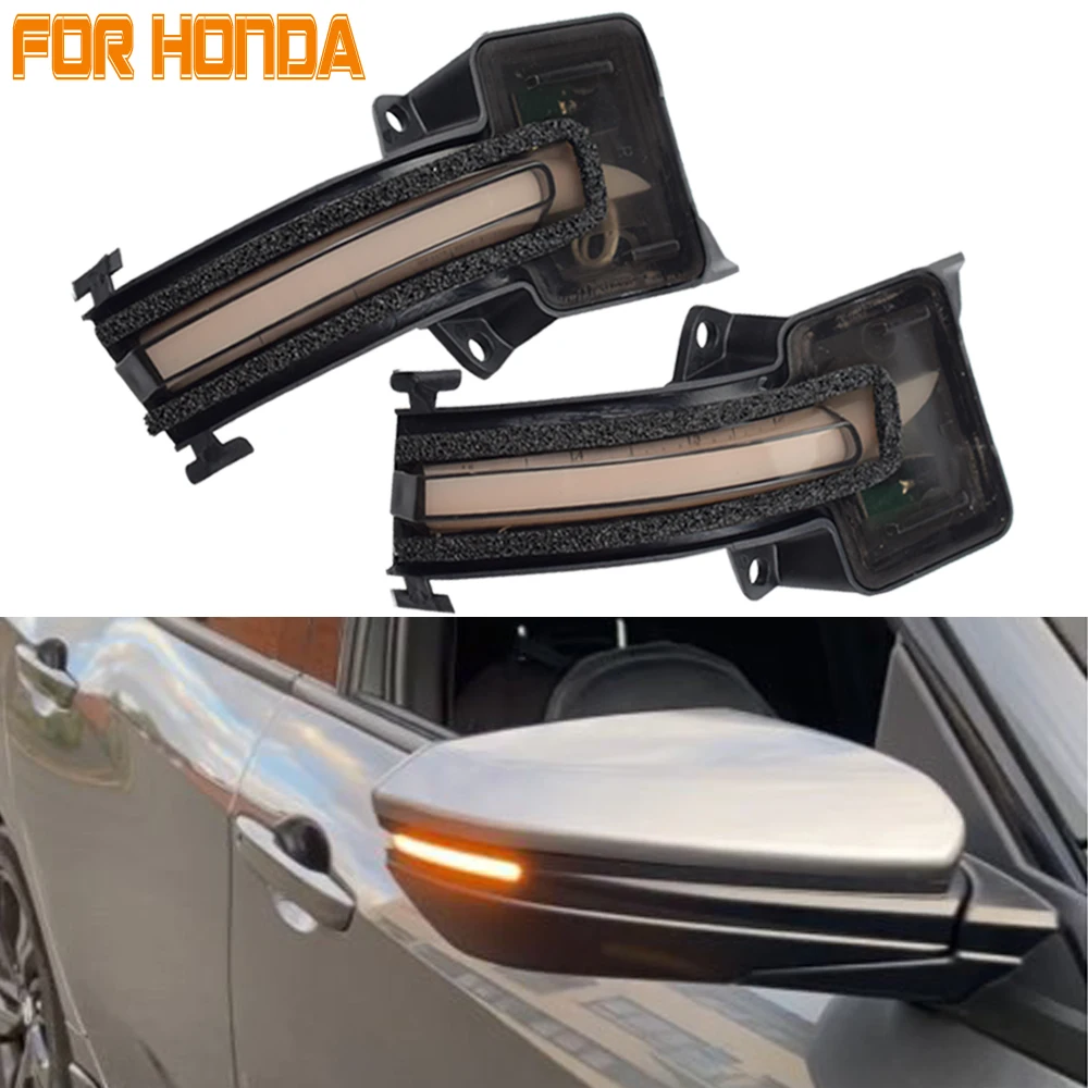 

LED Repeater Light Mirror Flashing Light Dynamic Turn Signal Blinker For Honda Civic 10th Gen. FC1 FK7 2016 2017 Flashing Light