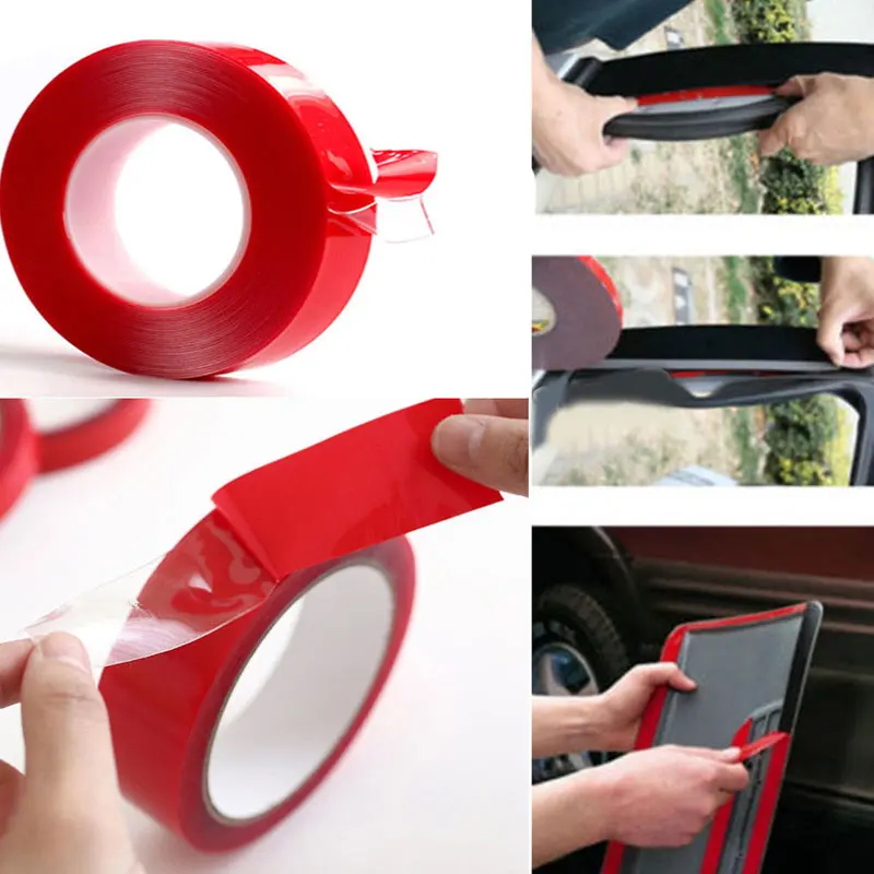 Паста обновления DIY двухсторонняя Липкая прозрачная Цвет акриловые двусторонние клейкие ленты акриловая клейкая лента VHB клейкая лента