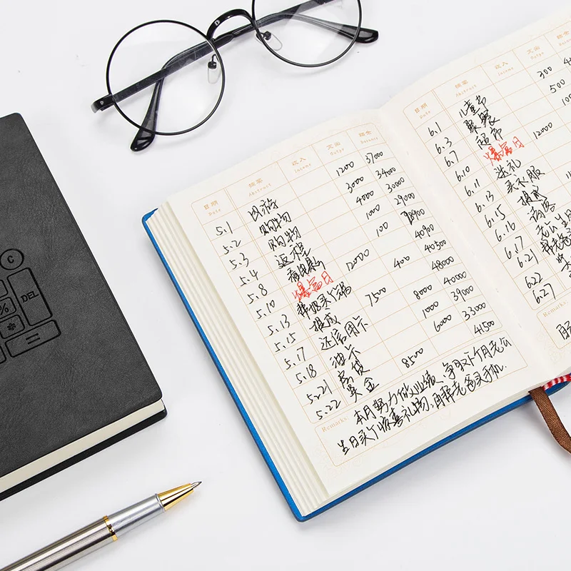 B6 cashbook notebook book manager daily billing record Household expenditure Funding arrangements Consumer expenditure records B6 cashbook notebook book manager daily billing record Household expenditure Funding arrangements Consumer expenditure records