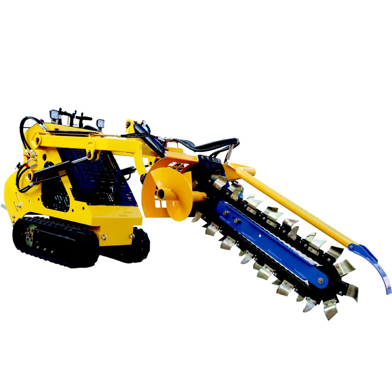 Skid Steer Loader Attachments Chainsaw Trencher for Ditching Planting