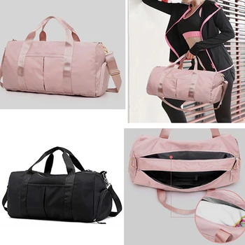 

LKEEP 2020 Quality Travel Bag black Canvas Couple Gym Bags Hand Luggage For Men And Women Fashion Duffle Bag