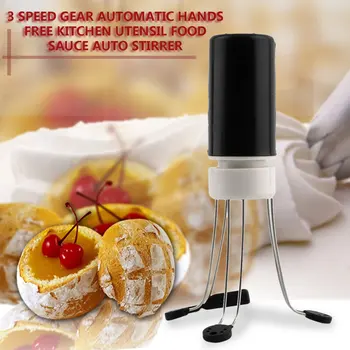 

AirGTC Electric Triangle Gear Automatic Stir Portable Electric Fruit Juicer and Cake Food Sauce Handheld Vegetable Juice Maker