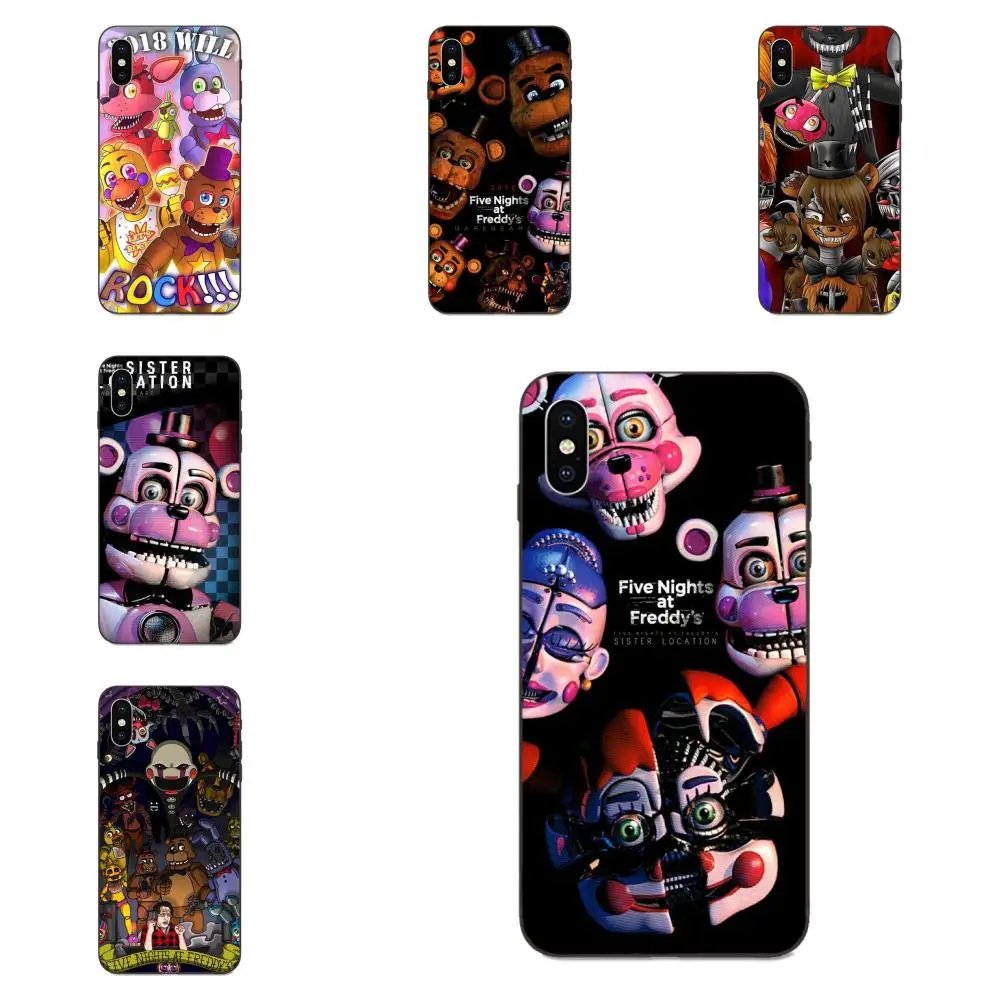 

Thin TPU Cell For Xiaomi Redmi Note 3 3S 4 4A 4X 5 5A 6 6A 7 7A K20 Plus Pro S2 Y2 Y3 New Five Nights At Freddys Fnaf 2018