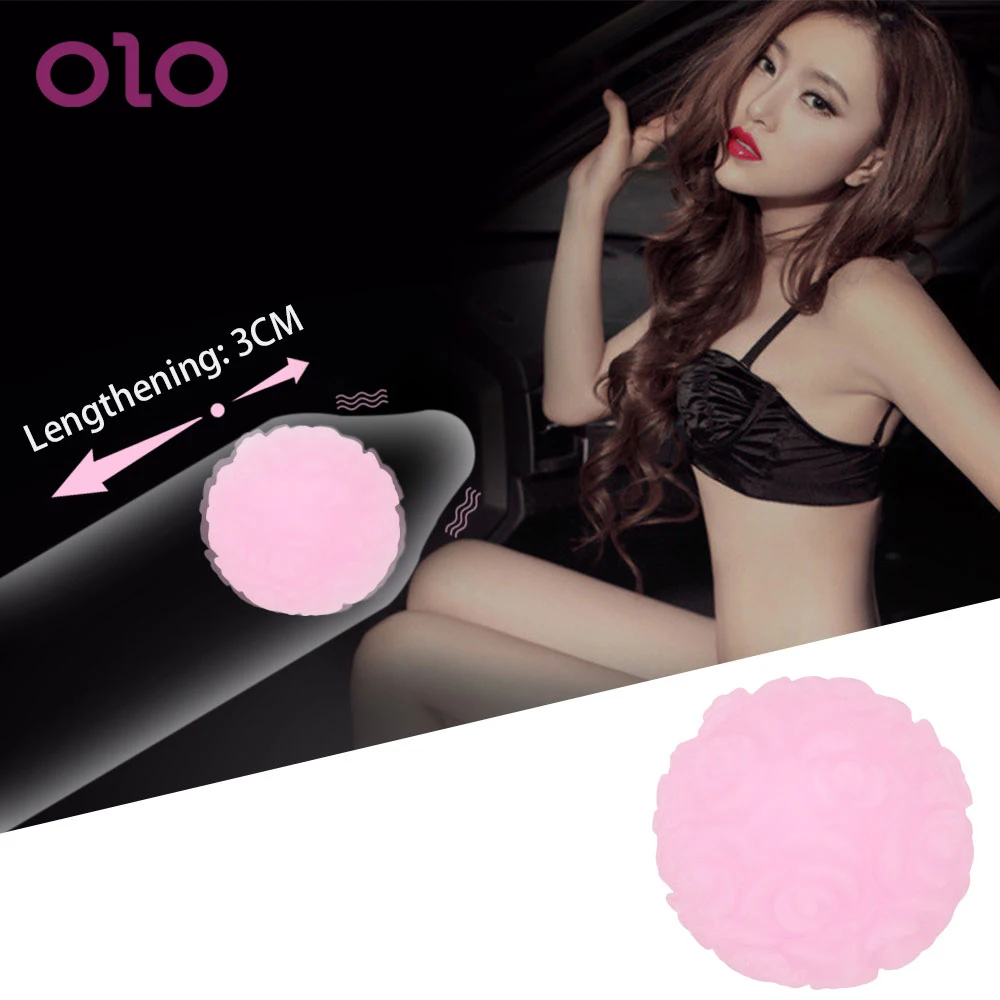 Секс-игрушка OLO для взрослых многоразовые насадки на пенис шарики увеличения