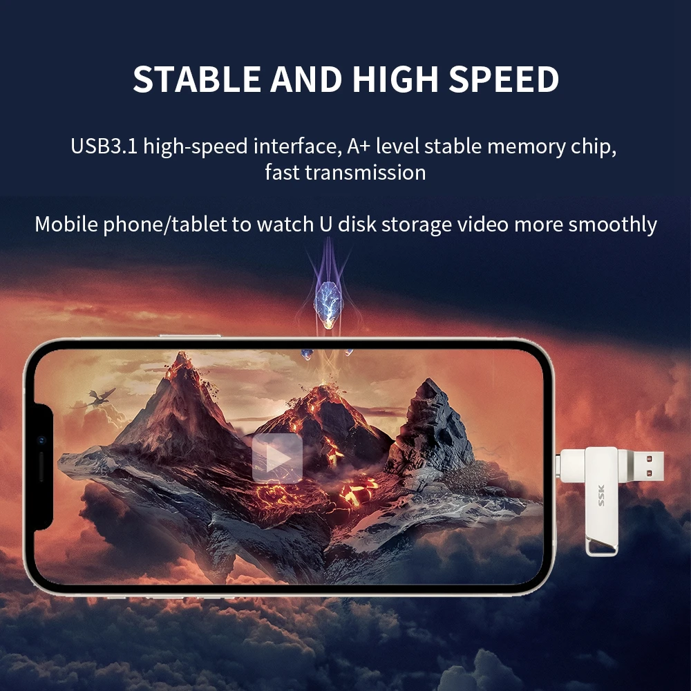 SSK TYPE-C usb 3.0 ޸ ƽ   U ũ 2 1 ÷ ̺  ̺  c ޴ ȭ, º/ǻ  