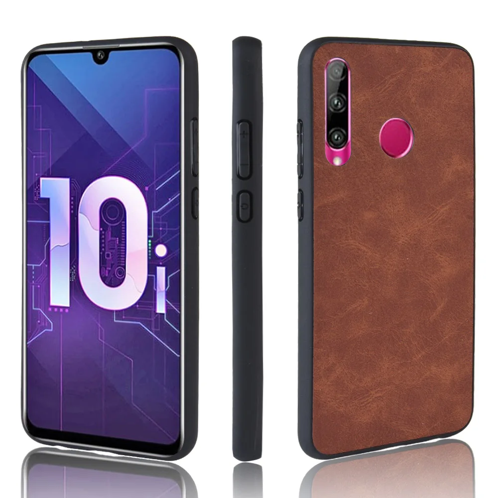 10 шт./лот TPU+ PU+ PC овечья кожа Жесткий чехол для телефона для huawei Honor 8s 10i 20 20Pro Nova 5i Pro Maimang8 P30 Lite Pro Y6 Y9
