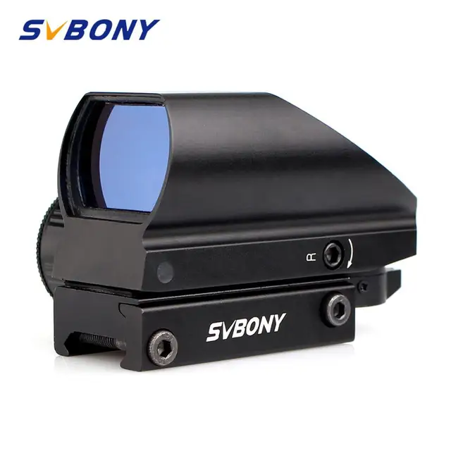 US $25.36 SVBONY 20mm Reflex Sight Riflescope Dovetail Sight Green Red Dot Tactical Sight Optical Coated Shoo