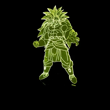 

Dragon Ball Z 3D LED RGB Night Light 7 Color Change Desk Light Action Figures 2218 Kids Home Christmas Toys