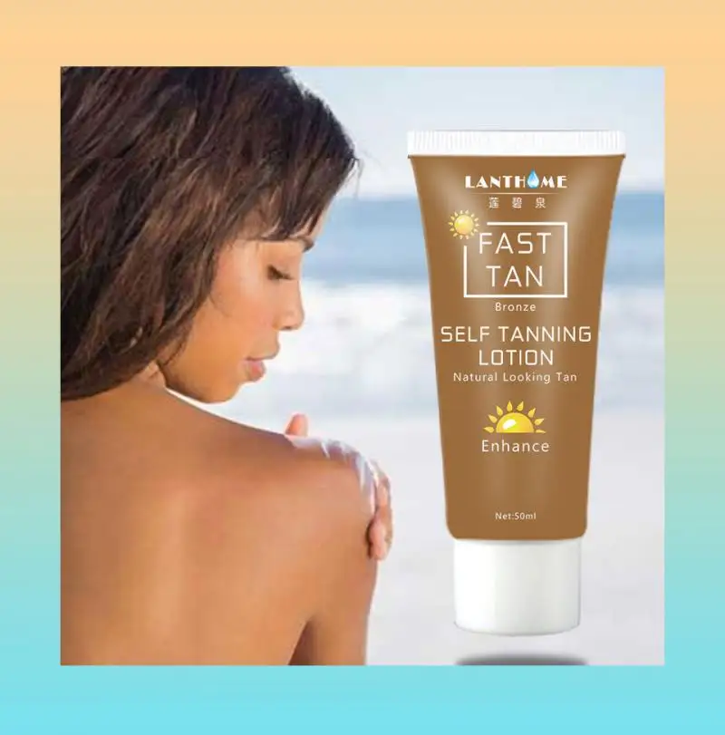 Self Tanner Mitt Bronzed Face Body Solarium Cream For Day Tanning Sun