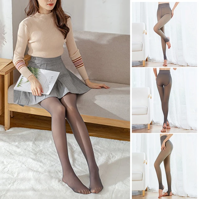 Legs Fake Translucent Warm Pantyhose Slim Stretchy For Winter Outdoor Tights  Warm Pantyhose Women Winter Pantyhose - Tights - AliExpress
