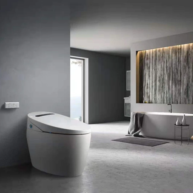 F25B New Sanitary Ware Smart with A Water Tank and No Water Pressure  Requirements Smart Bidet Toilet Seat Inteligent Toilet - AliExpress
