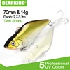 Bearking-aparejos de pesca modelo A +, Señuelos de Pesca, colores surtidos, VIB 70mm 14g, cebos duros hundir profesional, 2022 ► Foto 1/5