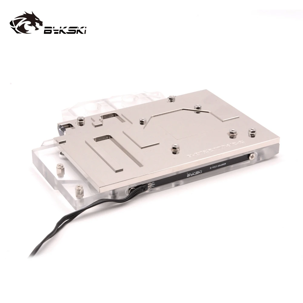 Bykski Water Block use for NVIDIA RTX2070 Founders Edition/Reference Edition/EVGA 2060/GTX1660Ti Full Cover GPU Block /RGB Light