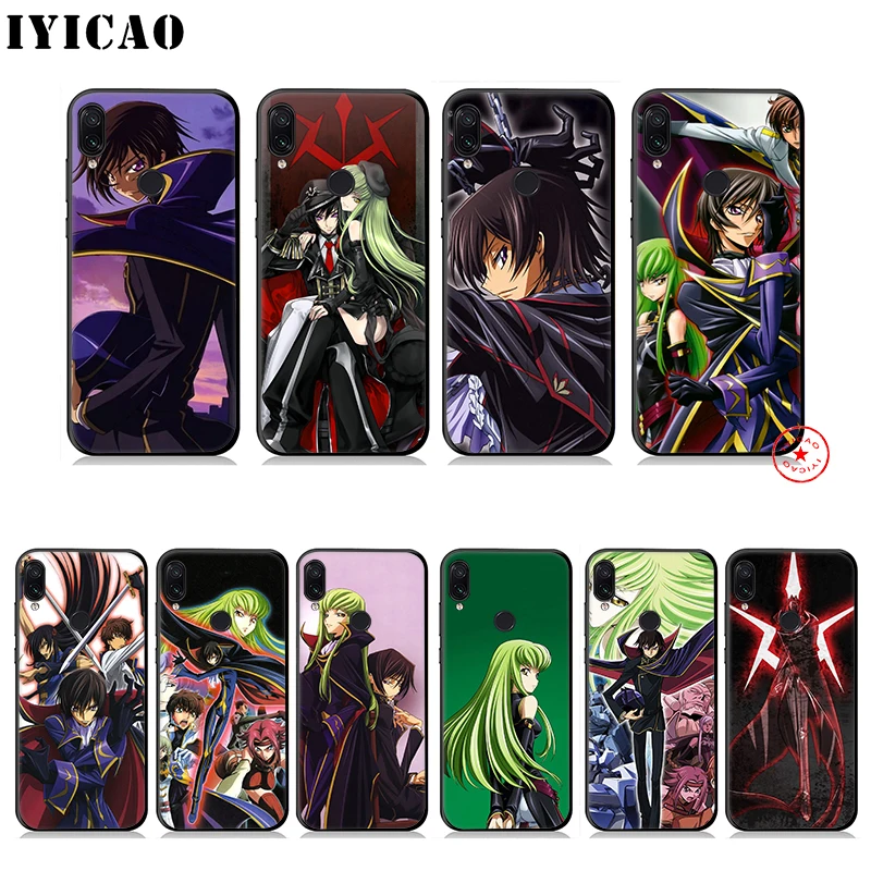 

IYICAO Anime Julius Kingsley Code Geass Soft Case for Xiaomi Redmi Note 8 7 6 5 Pro for Redmi Note 5A 4X Back Silicone