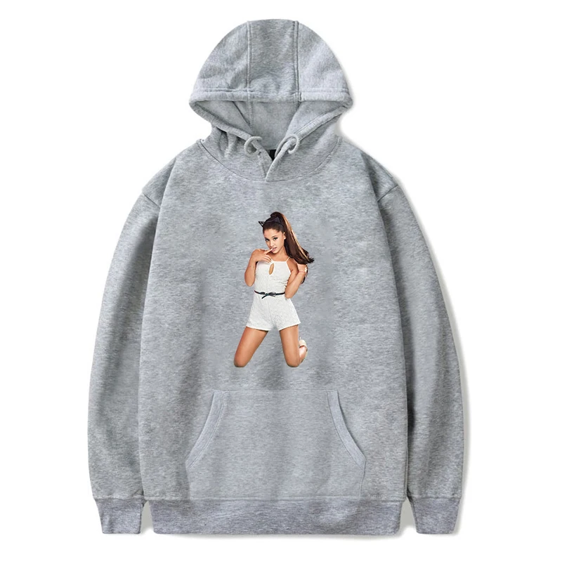 hoodies 15 Women Lovely Cute Sweatshirts Ariana Grande Hoodies Autumn Winter Funny Cotton Coat Casual Harajuku Long Sleeve Hoodies - Цвет: hoodies 15