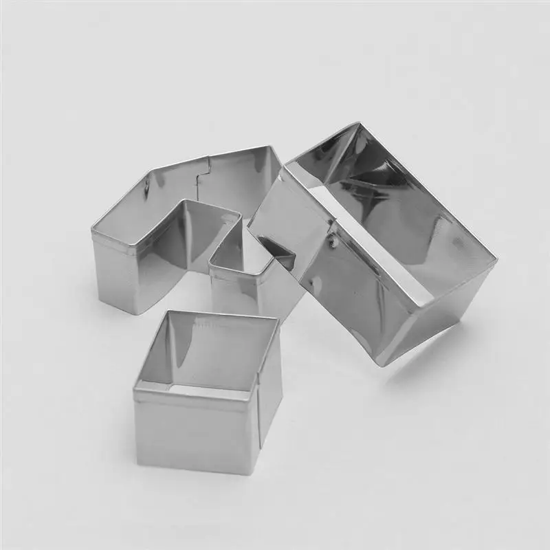 3 ШТ формочки для печенья Мини Дом Рождество Нержавеющая сталь DIY формочка для печенья для кафе кухонные аксессуары