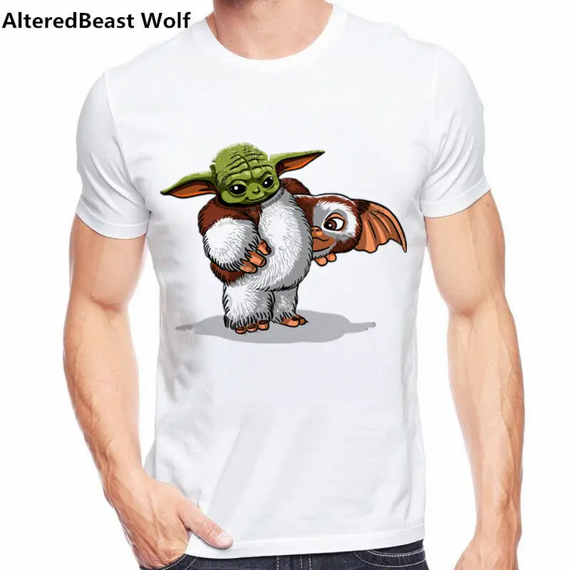Ребенок в Маскировка футболка Для мужчин одежда camiseta Милое детское футболка yoda принт Мандалорское Забавные футболки Для мужчин Детские Йоды футболка