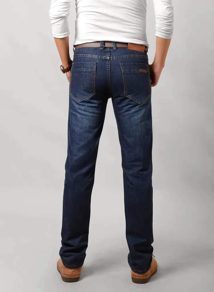 Высококачественные брендовые новые мужские Модные джинсы Горячие Джинсы для молодых мужчин распродажа мужские брюки повседневные тонкие дешевые прямые брюки