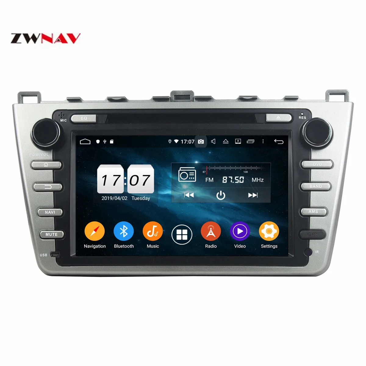 Android 9 PX5/6 DSP автомобильный dvd-плеер для Mazda 6 Mazda Atenza 2008-2012 Авто Стерео головное устройство gps навигация Радио магнитофон