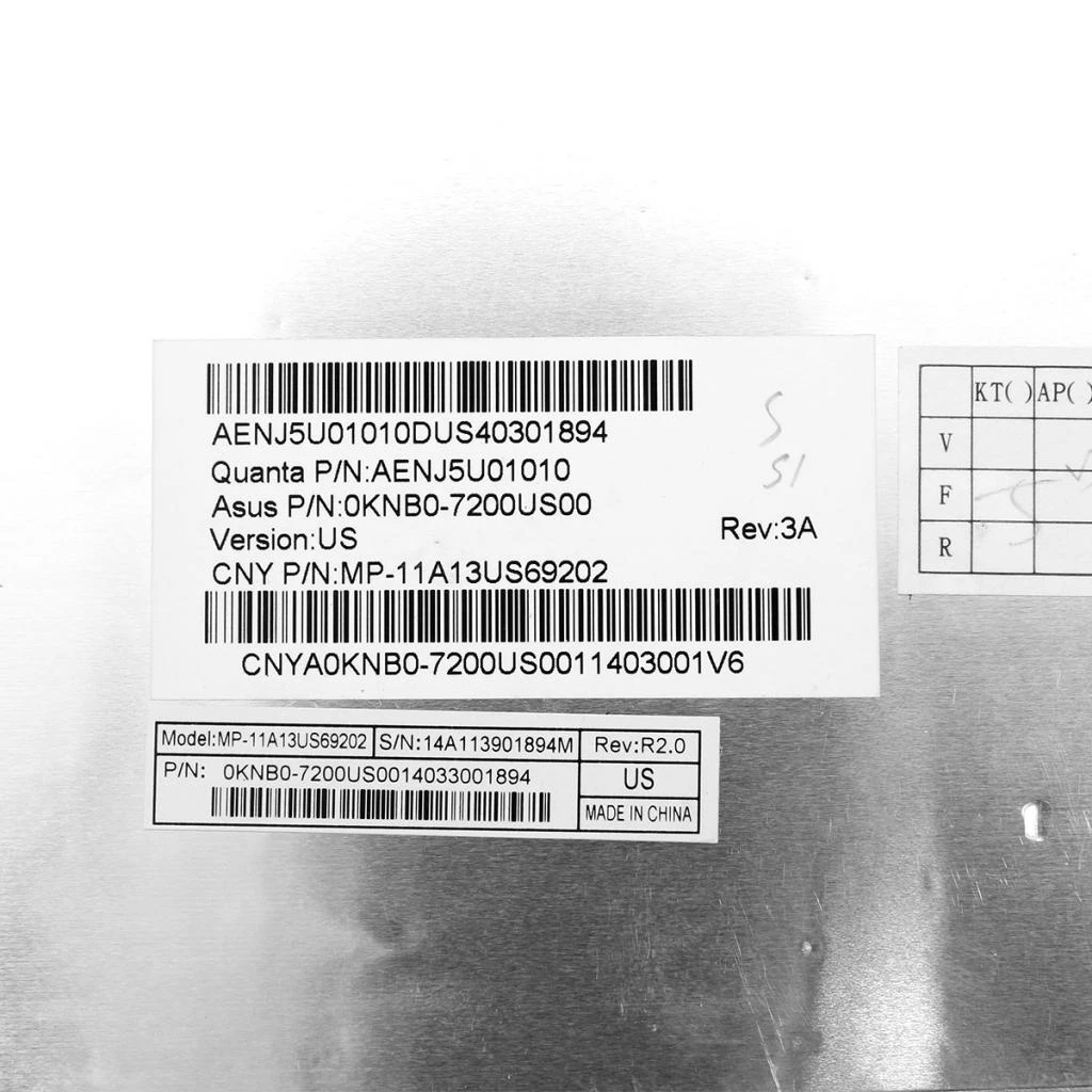 Laptop Keyboard US Layout Keypad for Asus N55 N55S N55SL N55SF N55X N75S N75SF N75SL Series Laptop Replacement Keyboards