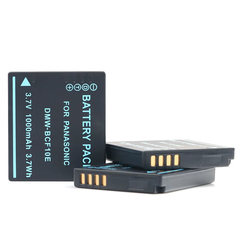 3PC Battery LANFULANG DMW-BCF10E CGA-S/106B Батарея для цифрового фотоаппарата Panasonic DMC-FX40 DMC-FX48 DMC-FX60 DMC-FX65 DMC-FX66 DMC-FX68 DMC-FX70 - Цвет: 3PC Battery