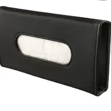 Автомобильный тканевый ящик из искусственной кожи козырек от солнца коробка салфеток держатель авто аксессуары для интерьера