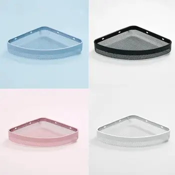 

1pc Bathroom Shelf Organizer Snap Up Corner Shelf Shampoo Storage Holder Shower Wall Caddy Plastic Holder M3X2