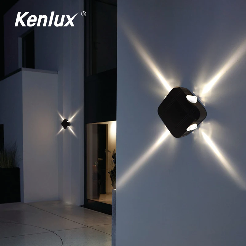 Светодиодный настенный светильник в скандинавском стиле алюминиевая уличная и