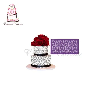 

Cake Stencil Feather Mesh Stencils For Wedding Cake Border Stencils Fondant Mould Cake Decorating Tool Cake Mold