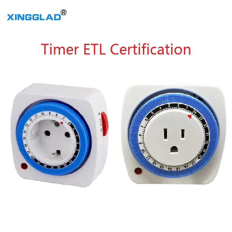 24 Hours Timer Plug Indoor Auto Power Off 250V In Mechanical Grounded Programmable Switch Smart Countdown Socket |