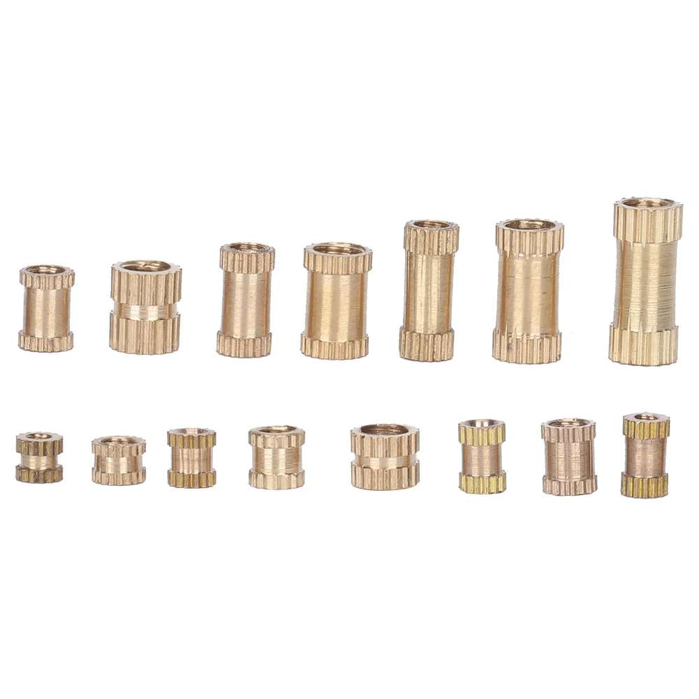 450 Pcs Insert Nut Brass High Hardness Corrosion Resistant Knurled Injection Nut Kit 450 Pcs Insert Nut Brass High Hardness Corrosion Resistant Knurled Injection Nut Kit