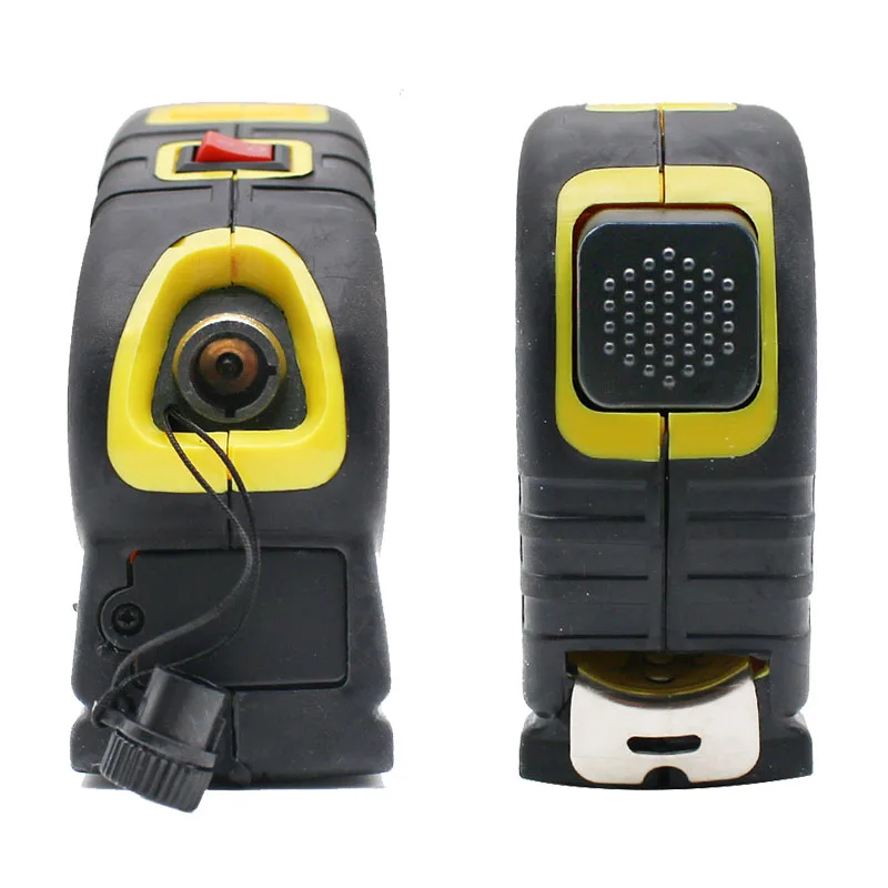 Multifunction Infrared Level Horizon Vertical Level Bubble Laser Level with 18 feet Tape Measure Laser Point Cross Measurement