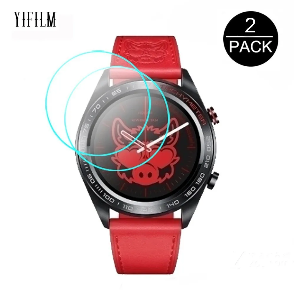 2 упаковки 0,3 мм 2.5D 9H закаленное стекло для huawei Watch Dream Vivienne Tam Smartwatch Защита экрана для huawei GT Active элегантная