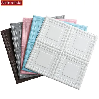 

3D self-adhesive wallpaper waterproof moisture-proof thickening TV background foam soft bag stickers renovation wall stickers